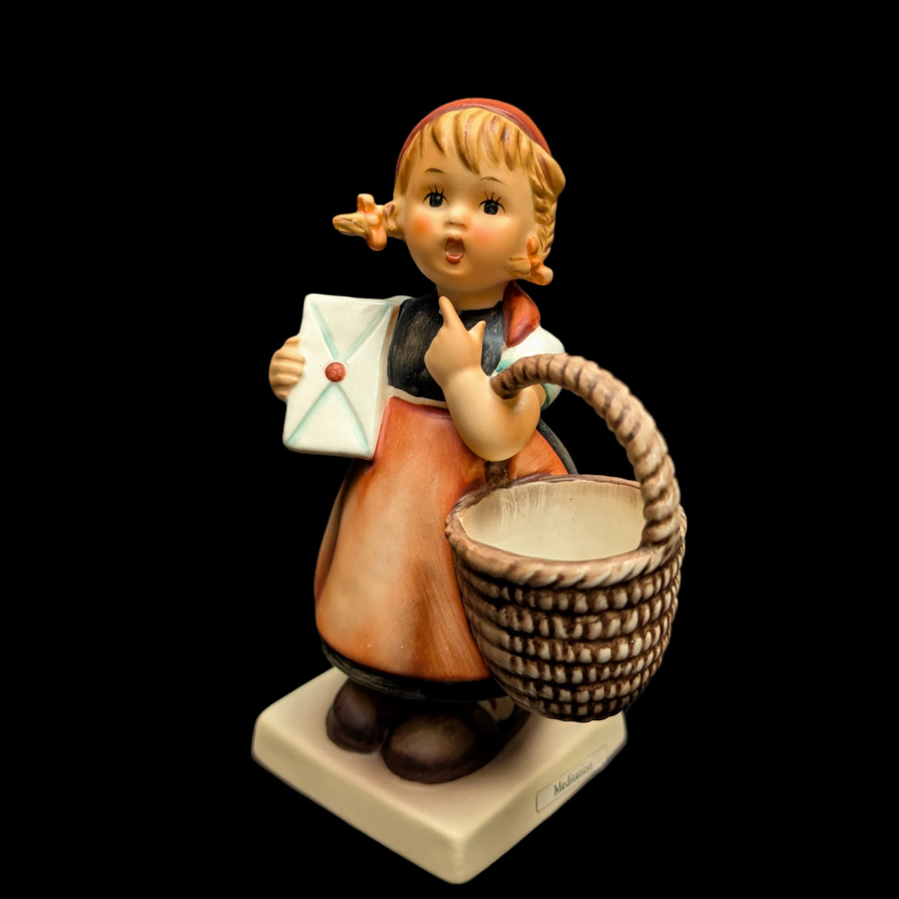 フンメル人形 瞑想　Meditiation アンティーク Vintage Hummel Figurine #13/0 