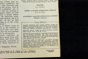 TIME Magazine Pony Edition Cover Set (Four World War II Leaders), May–Aug 1945 🇺🇸⚔️📰