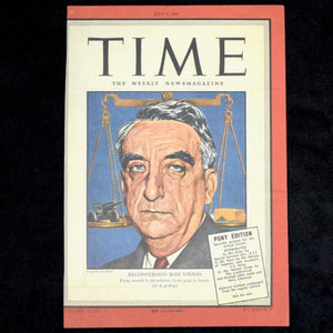 TIME Magazine Pony Edition Cover Set (Four World War II Leaders), May–Aug 1945 🇺🇸⚔️📰