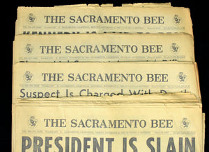 Vintage Newspaper Set by The Sacramento Bee (JFK Assassination, Rare), 1963 🏛️📜🇺🇸