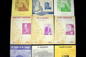 Aaron Gonzalez Signed Sheet Music Collection (Beverly Hills Rumba, Tu Cariño, & Latin Jazz Ephemera), Circa 1937–1953 🎼✍️🌴