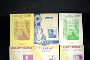 Aaron Gonzalez Signed Sheet Music Collection (Beverly Hills Rumba, Tu Cariño, & Latin Jazz Ephemera), Circa 1937–1953 🎼✍️🌴