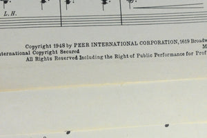 Aaron Gonzalez Signed Sheet Music Collection (Beverly Hills Rumba, Tu Cariño, & Latin Jazz Ephemera), Circa 1937–1953 🎼✍️🌴