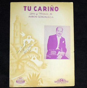 Aaron Gonzalez Signed Sheet Music Collection (Beverly Hills Rumba, Tu Cariño, & Latin Jazz Ephemera), Circa 1937–1953 🎼✍️🌴