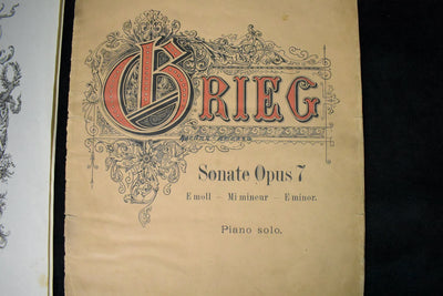Vintage Music Sheet Collection by Clementi, Bach, Mozart, Grieg (Classical, Rare), 1910s-1930s 🎶🎻🎹📜