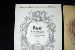 Vintage Music Sheet Collection by Clementi, Bach, Mozart, Grieg (Classical, Rare), 1910s-1930s 🎶🎻🎹📜