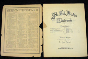 Vintage Music Sheet Collection by Clementi, Bach, Mozart, Grieg (Classical, Rare), 1910s-1930s 🎶🎻🎹📜