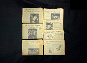 Seltenes Set historischer Zeitungen: The Milwaukee Journal (1967) 🗞️📰🕰️