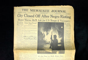 Seltenes Set historischer Zeitungen: The Milwaukee Journal (1967) 🗞️📰🕰️