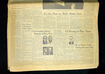 Rare Set of Historical Newspapers: The Milwaukee Journal (1967) 🗞️📰🕰️