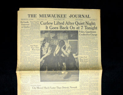 Rare Set of Historical Newspapers: The Milwaukee Journal (1967) 🗞️📰🕰️