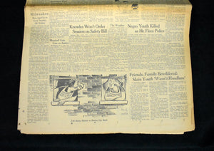 Seltenes Set historischer Zeitungen: The Milwaukee Journal (1967) 🗞️📰🕰️