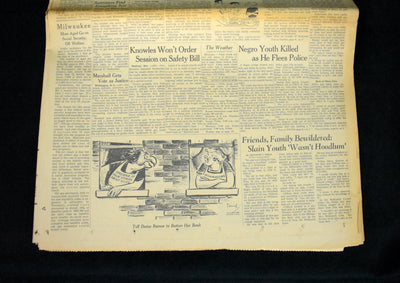 Rare Set of Historical Newspapers: The Milwaukee Journal (1967) 🗞️📰🕰️