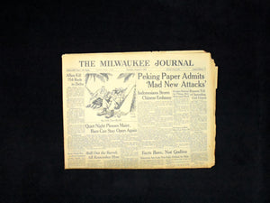 Seltenes Set historischer Zeitungen: The Milwaukee Journal (1967) 🗞️📰🕰️