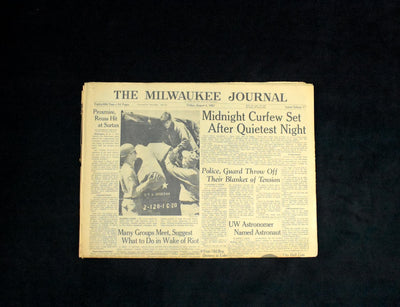 Rare Set of Historical Newspapers: The Milwaukee Journal (1967) 🗞️📰🕰️