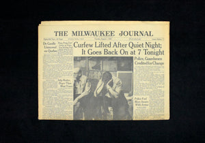 Seltenes Set historischer Zeitungen: The Milwaukee Journal (1967) 🗞️📰🕰️