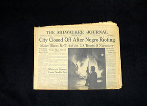 Seltenes Set historischer Zeitungen: The Milwaukee Journal (1967) 🗞️📰🕰️
