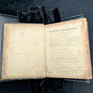 A New System of Modern Geography (Vol. I) by William Guthrie (First American Edition), 1794 📜🎨🇺🇸