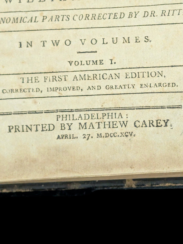 A New System of Modern Geography (Vol. I) by William Guthrie (First American Edition), 1794 📜🎨🇺🇸