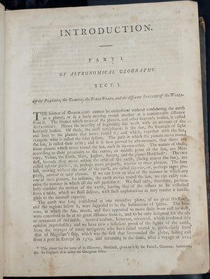 A New System of Modern Geography (Vol. I) by William Guthrie (First American Edition), 1794 📜🎨🇺🇸