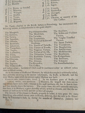 A New System of Modern Geography (Vol. I) by William Guthrie (First American Edition), 1794 📜🎨🇺🇸