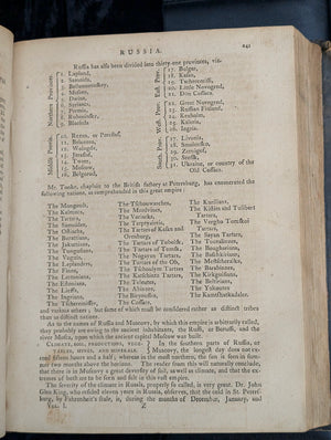 A New System of Modern Geography (Vol. I) by William Guthrie (First American Edition), 1794 📜🎨🇺🇸