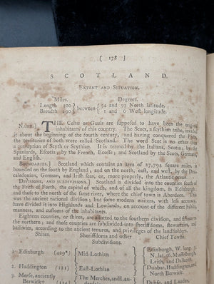 A New System of Modern Geography (Vol. I) by William Guthrie (First American Edition), 1794 📜🎨🇺🇸