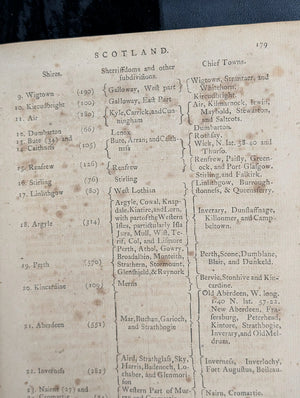 A New System of Modern Geography (Vol. I) by William Guthrie (First American Edition), 1794 📜🎨🇺🇸