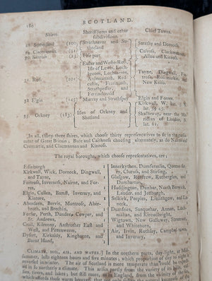A New System of Modern Geography (Vol. I) by William Guthrie (First American Edition), 1794 📜🎨🇺🇸