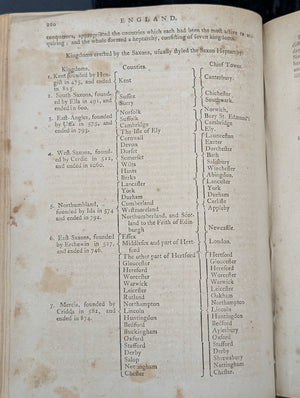 A New System of Modern Geography (Vol. I) by William Guthrie (First American Edition), 1794 📜🎨🇺🇸