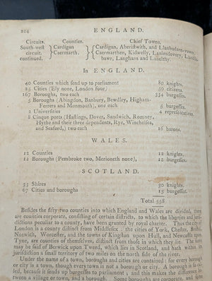 A New System of Modern Geography (Vol. I) by William Guthrie (First American Edition), 1794 📜🎨🇺🇸
