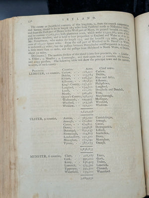 A New System of Modern Geography (Vol. I) by William Guthrie (First American Edition), 1794 📜🎨🇺🇸