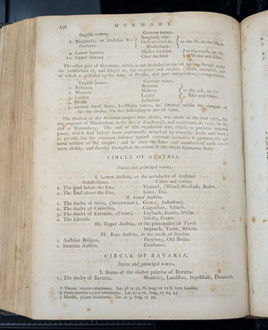 A New System of Modern Geography (Vol. I) by William Guthrie (First American Edition), 1794 📜🎨🇺🇸