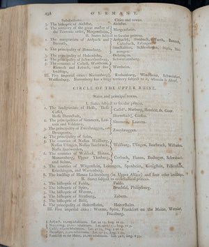 A New System of Modern Geography (Vol. I) by William Guthrie (First American Edition), 1794 📜🎨🇺🇸
