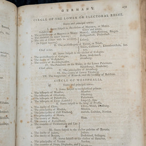 A New System of Modern Geography (Vol. I) by William Guthrie (First American Edition), 1794 📜🎨🇺🇸