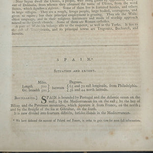 A New System of Modern Geography (Vol. I) by William Guthrie (First American Edition), 1794 📜🎨🇺🇸
