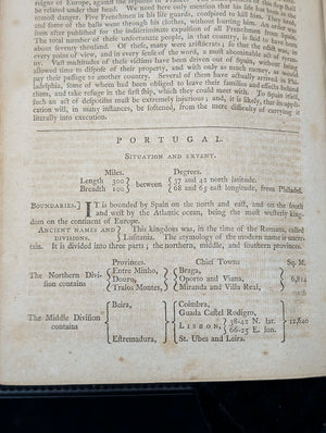 A New System of Modern Geography (Vol. I) by William Guthrie (First American Edition), 1794 📜🎨🇺🇸