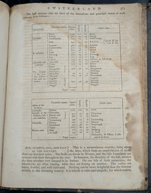 A New System of Modern Geography (Vol. I) by William Guthrie (First American Edition), 1794 📜🎨🇺🇸