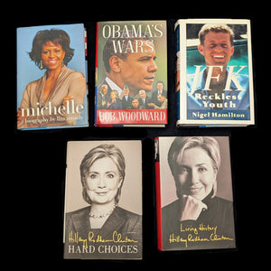 Political Book Collection by Various Authors (JFK, Obama, Clinton), 1992-2014 🏛️🇺🇸📜