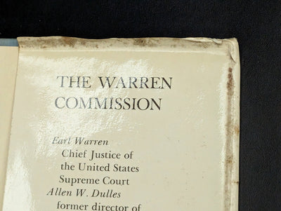 Report Of The Warren Commission On The Assassination Of President Kennedy (The New York Times Edition), First Edition, 1964 📜🏛️🇺🇸