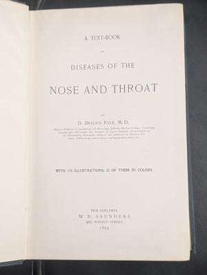 Diseases of the Nose and Throat; Diseases of the Digestive Canal (Illustrated American Edition), 1909 🩺📚🔬