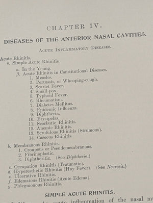 Diseases of the Nose and Throat; Diseases of the Digestive Canal (Illustrated American Edition), 1909 🩺📚🔬