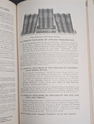 Diseases of the Nose and Throat; Diseases of the Digestive Canal (Illustrated American Edition), 1909 🩺📚🔬