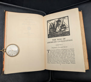 The Rise of American Civilization by Charles A. & Mary R. Beard (RARE Early Printing), 1927 🇺🇸