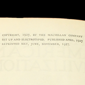 The Rise of American Civilization by Charles A. & Mary R. Beard (RARE Early Printing), 1927 🇺🇸