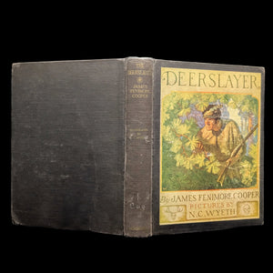 Deerslayer, by J. Fenimore Cooper, (Library Edition, Illustrated), 1925 🏹🌲📚