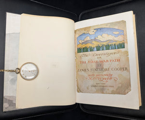 Deerslayer, by J. Fenimore Cooper, (Library Edition, Illustrated), 1925 🏹🌲📚