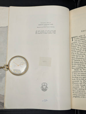 Deerslayer, by J. Fenimore Cooper, (Library Edition, Illustrated), 1925 🏹🌲📚