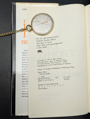 The Last Trophy by Brian Marsh (First Edition), 1982. 🦁📜🌿