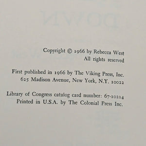 The Birds Fall Down, by Rebecca West, (First Edition), 1966 🕊️🍂📜